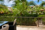Condo deck with easy pool access